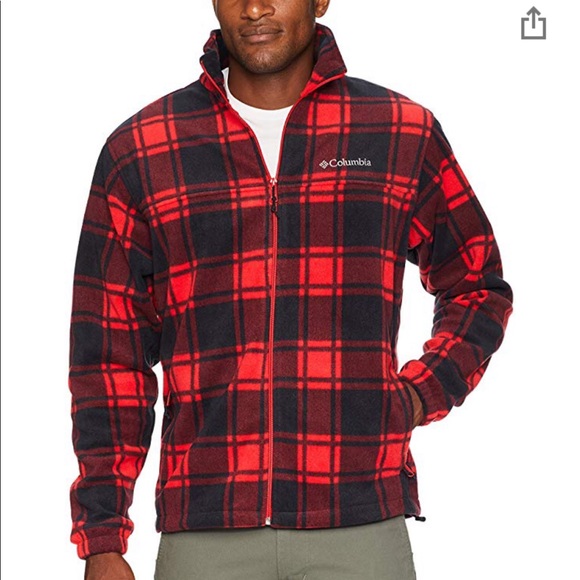 columbia men's steens mountain printed jacket